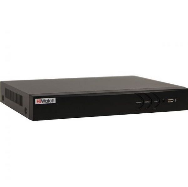 8-канальный IP видеорегистратор HiWatch DS-N308/2P (B) с питанием камер