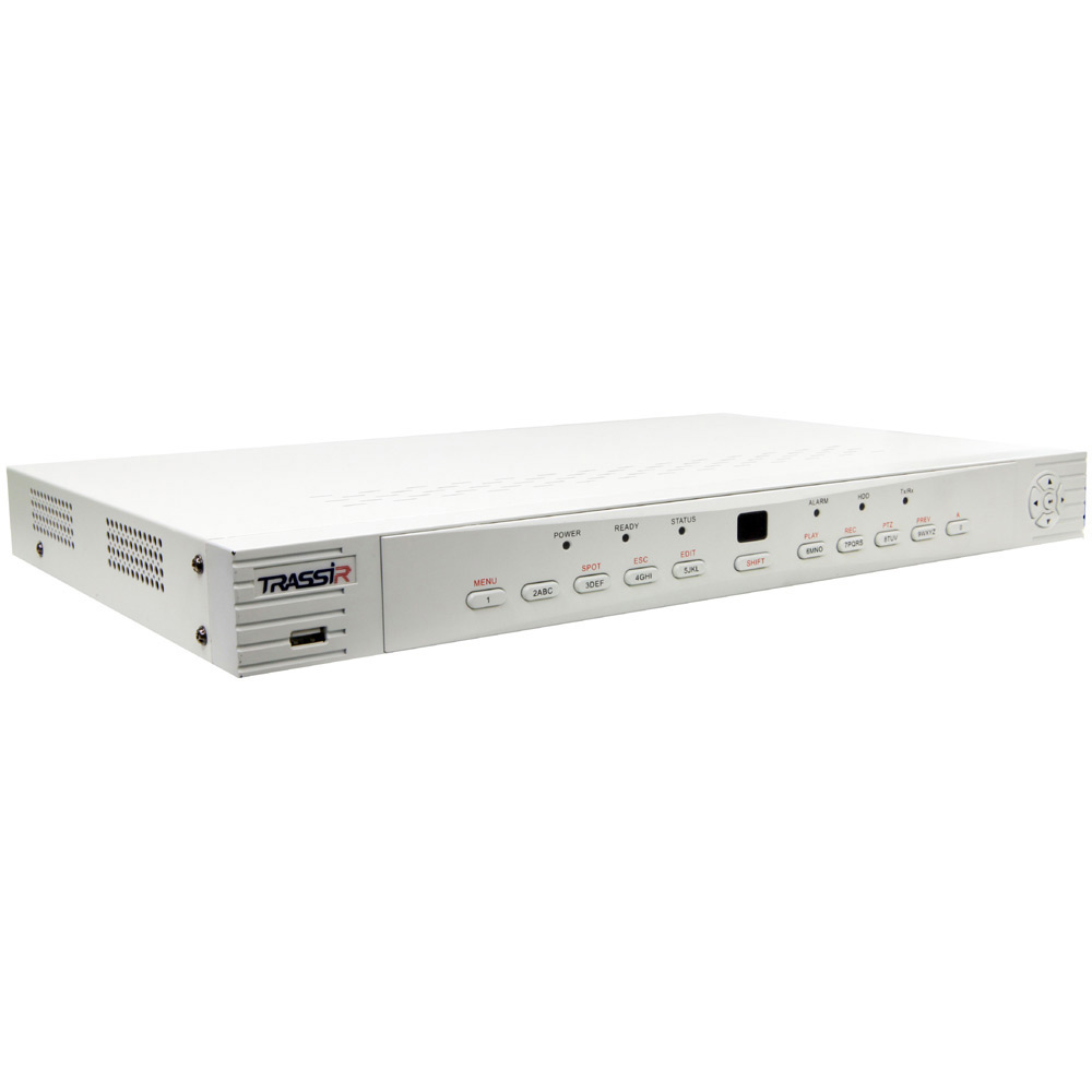 16 канальный (+ 2 IP) гибридный регистратор TRASSIR Lanser 3MP-16 с поддержкой TVI/AHD/CVI