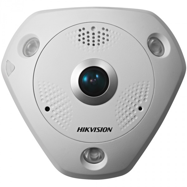 6Мп FishEye-камера Hikvision DS-2CD6362F-IS с ИК-подсветкой