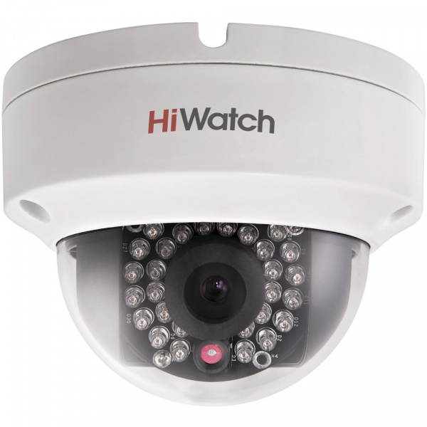 Бюджетная вандалостойкая 960p купольная IP-камера HiWatch DS